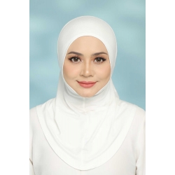 Sakeena Inner Neck Berdagu - SKN04 Off White